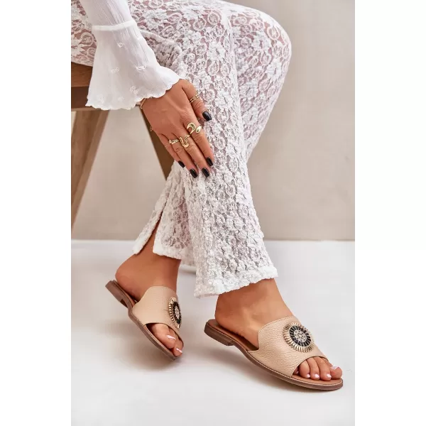  Dámske šľapky BOTO O 35304 BROWN 