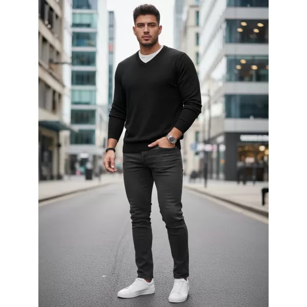  Pánsky sveter DSTREET WX2314 ČIERNA 