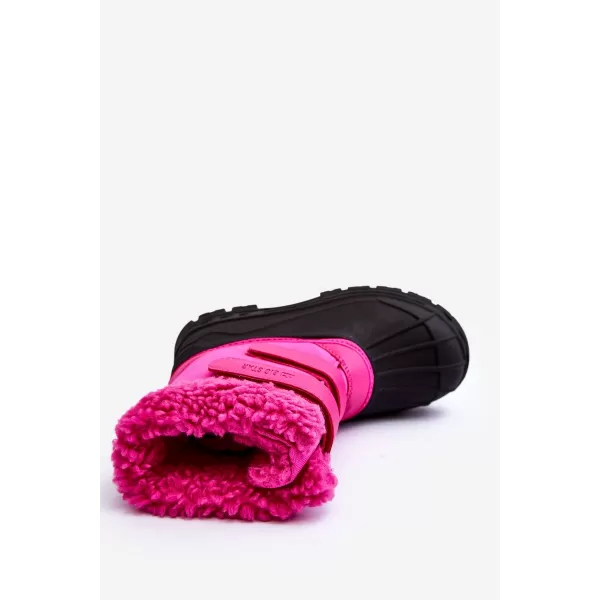  Detské zimné topánky BIG STAR MM374112 FUCHSIA/BLACK Big Star Shoes 