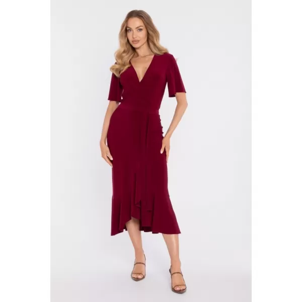  Dámske šaty MOE M912 MAROON 