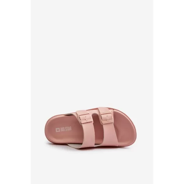  Dámske šľapky BIG STAR NN274A753 PINK Big Star Shoes 