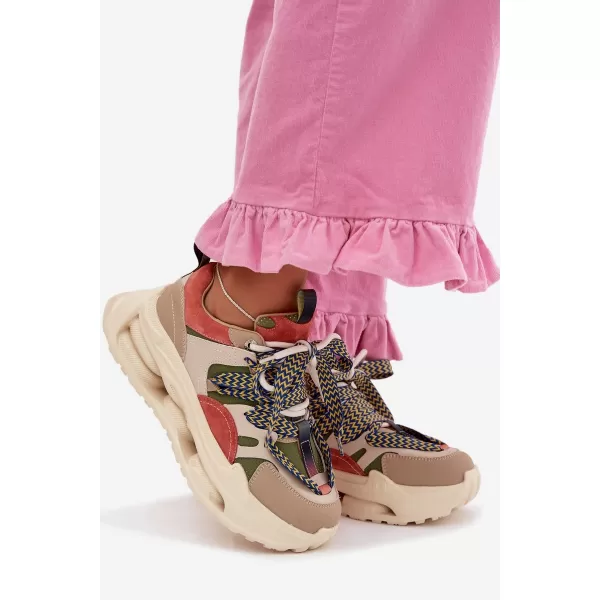  Dámske tenisky D&A CR61-3133 BEIGE 