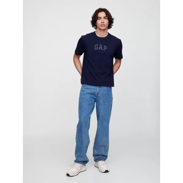  Pánske tričko GAP HIGH DENSITY LOGO TEE 782369-00 NAVY UNIFORM 