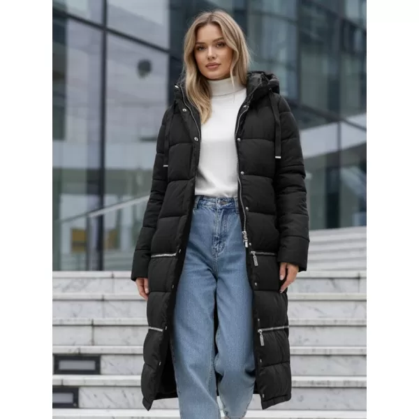  Dámska bunda DSTREET TY5151 ČIERNA 