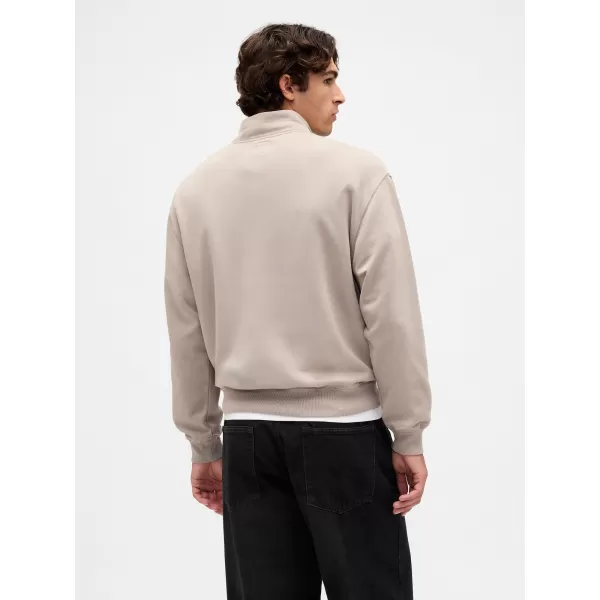  Pánska mikina GAP HALF ZIP 853428-00 QUAIL 