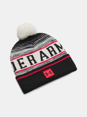 Pánska čiapka UNDER ARMOUR M HALFTIME POM BEANIE 1386634-279 HNEDÁ