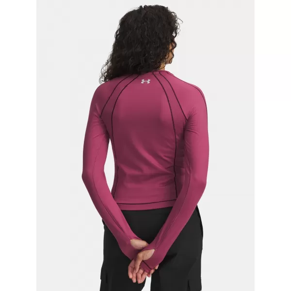  Dámske tričko UNDER ARMOUR UA COLDGEAR TEXTURED CREW 6003999-659 ČERVENÁ 