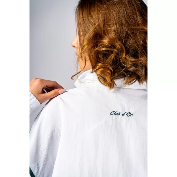  Clubhouse mikina na polovičný zips CLUB DOR 644 WHITE Nebbia 