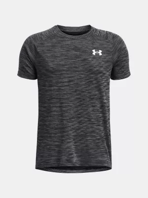 Chlapčenské tričko UNDER ARMOUR UA TECH TEXTURED SS 1382790-001 ČIERNA