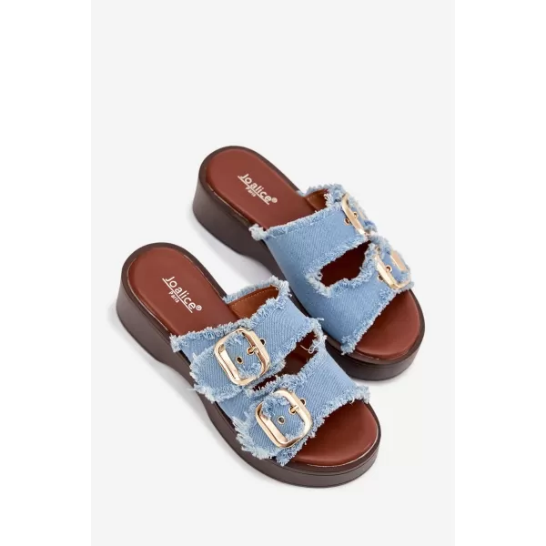  Dámske šľapky BOTO RENELISSE 41325 LIGHT BLUE 