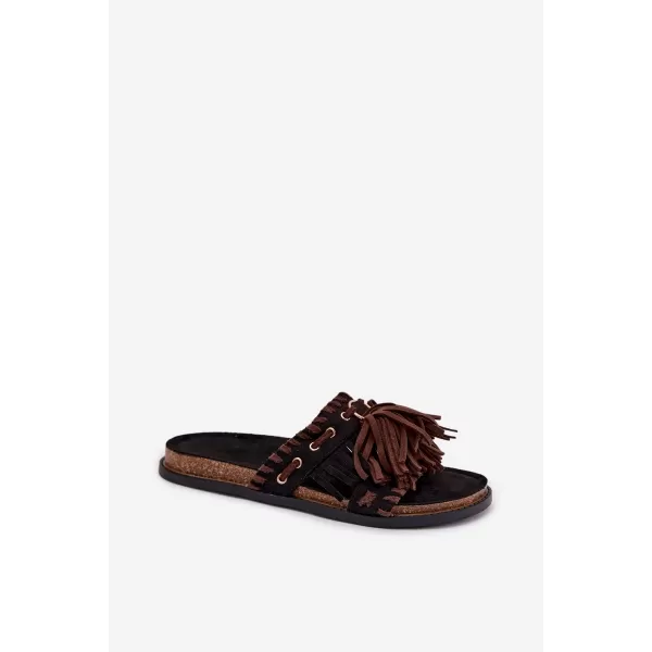  Dámske šľapky BOTO GLORINNA 41497 BLACK 