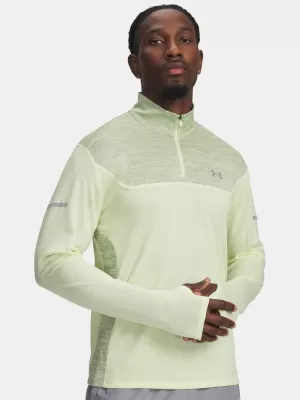 Pánske tričko UNDER ARMOUR UA TECH UTILITY 1/4 ZIP 6004963-391 ZELENÁ