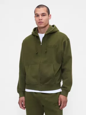 Pánska mikina GAP LOGO PULLOVER HOODIE 822076-03 ARMY JACKET GREEN