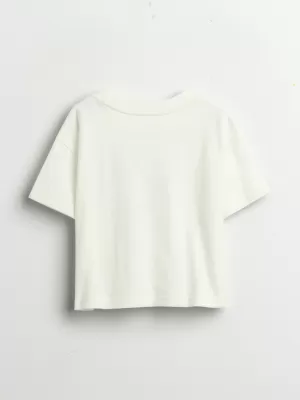 Detské tričko GAP LOGO TEE 845105-00 NEW OFF WHITE