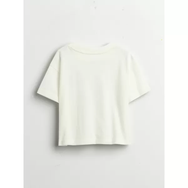  Detské tričko GAP LOGO TEE 845105-00 NEW OFF WHITE 