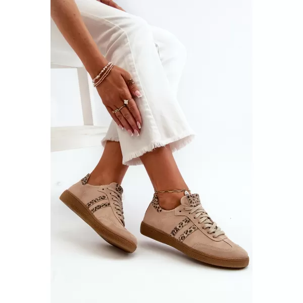 Dámske tenisky ZAZOO N1068 32634 BEIGE 