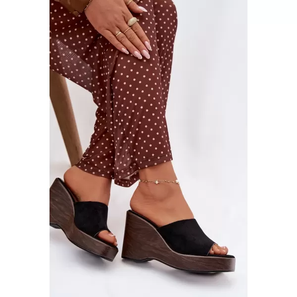  Dámske šľapky BOTO RAVELIA 41346 BLACK 