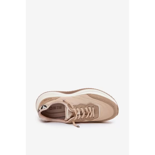  Dámske tenisky BIG STAR RR274A345 BEIGE Big Star Shoes 