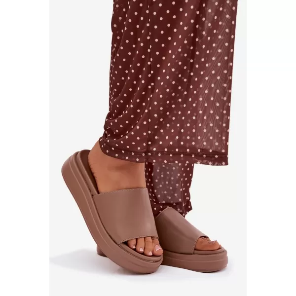  Dámske šľapky BOTO TANELISSE 41301 KHAKI 