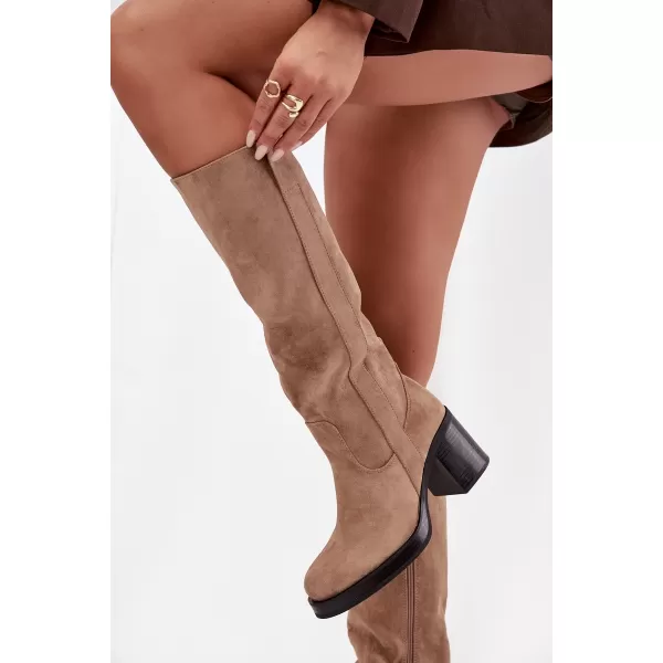  Dámske čižmy BOTO SANELLE 40149 KHAKI 