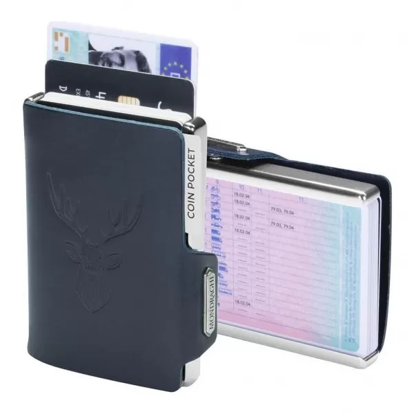  Peňaženka MONDRAGHI Silhouette Classic Deer BLUE 