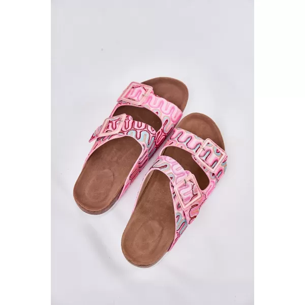  Dámske šľapky S.BARSKI RB51-006 PINK 