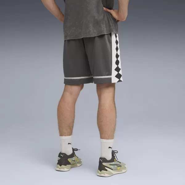  Pánske šortky PUMA PITP ALL JAWS 6.5" SHORT 632918-01 TMAVOŠEDÁ 