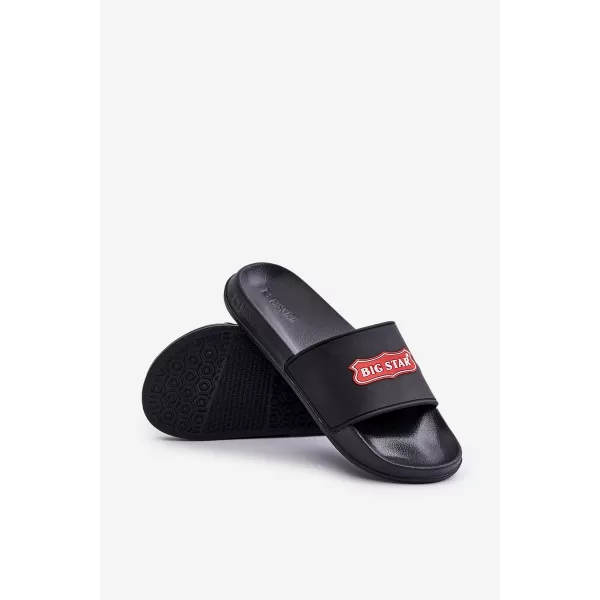  Pánske šľapky BIG STAR OO174028 BLACK Big Star Shoes 