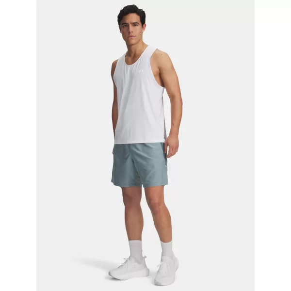  Pánske šortky UNDER ARMOUR UA LAUNCH PRO 2N1 7'' SHORTS 1376831-323 ZELENÁ 