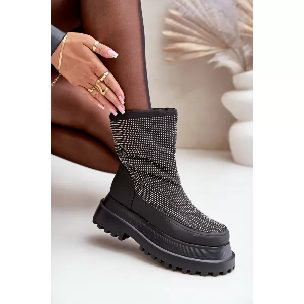  Dámske snehule BOTO AVIVINA 34793 BLACK 