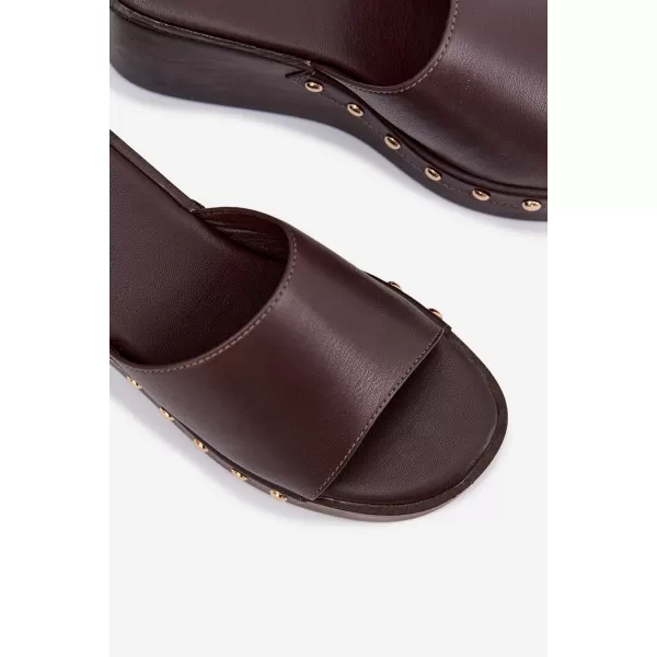  Dámske šľapky BOTO ARIONNE 41252 COFFEE 