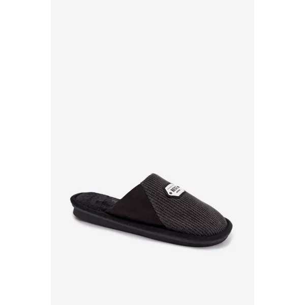  Pánske šľapky BOTO PRESINE 40744 BLACK 