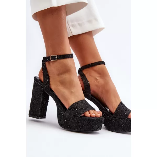 Dámske sandále BOTO ACRANA 30165 BLACK 
