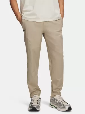 Pánske športové nohavice UNDER ARMOUR UA UNSTOPPABLE TAPERED PANTS HNEDÁ
