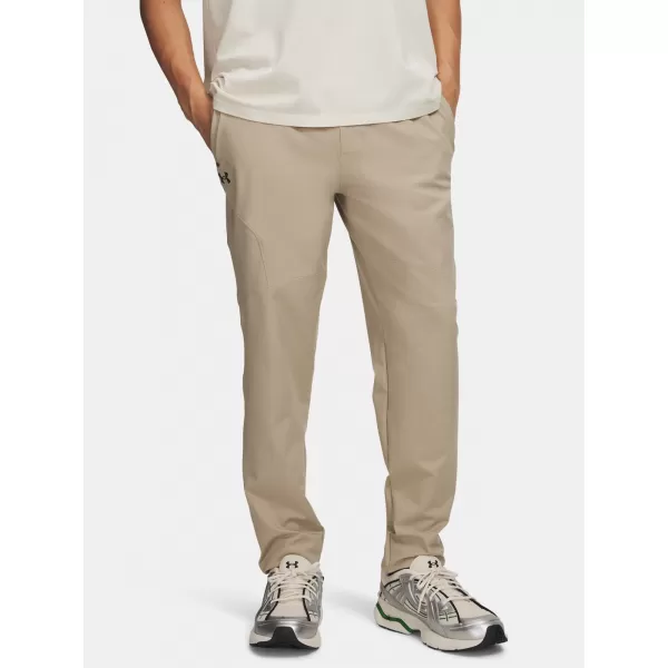 Pánske športové nohavice UNDER ARMOUR UA UNSTOPPABLE TAPERED PANTS HNEDÁ 