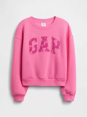 Detská mikina GAP LOGO SWEATSHIRT 797737-02 LOVE LETTER