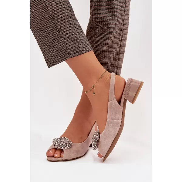  Dámske sandále D&A CR61-3030 BEIGE 