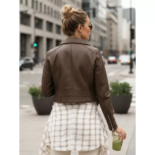  Dámska bunda DSTREET TY5537 HNEDÁ 