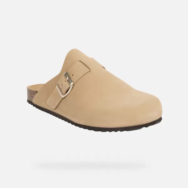  Dámske šľapky GEOX BRIONIA G013083 BÉŽOVÁ 