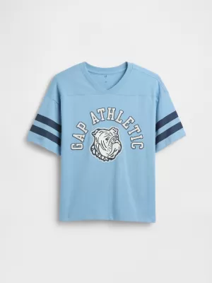 Detské tričko GAP LOGO TEE 768110-05 BLUE STONE