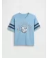 Detské tričko GAP LOGO TEE 768110-05 BLUE STONE