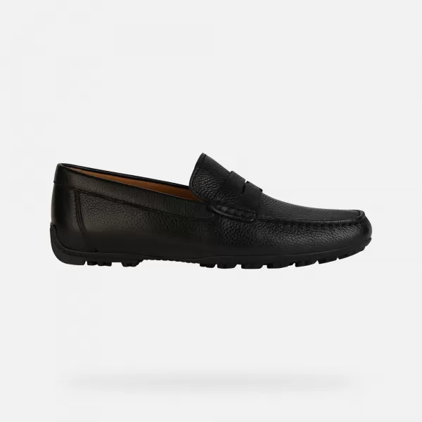  Pánske mokasíny GEOX KOSMOPOLIS + GRIP G002600 ČIERNA 
