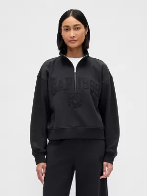 Dámska mikina GAP LOGO HALF ZIP 852841-01 MOONLESS NIGHT