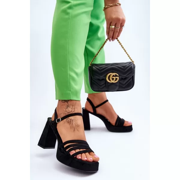  Dámske sandále BOTO VERDA 24605 BLACK 