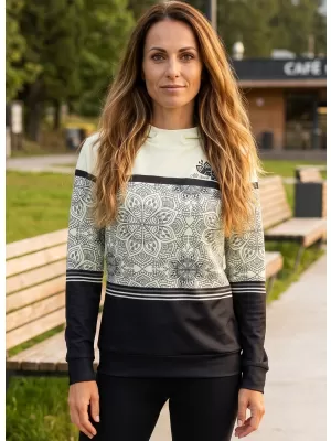 Dámska funkčná mikina premium ALTISPORT VOJ/ALW023MI01 BIELA