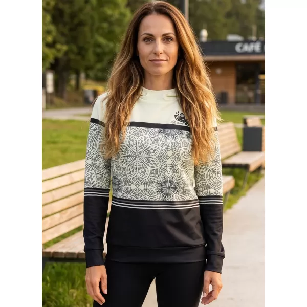  Dámska funkčná mikina premium ALTISPORT VOJ/ALW023MI01 BIELA 