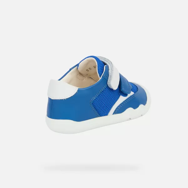  Chlapci prvé kroky GEOX STEPPIEUP B655WA08514C0432 MODRÁ 