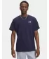 Pánske tričko UNDER ARMOUR UA M LOGO EMB HEAVYWEIGHT SS 1373997-411 MODRÁ
