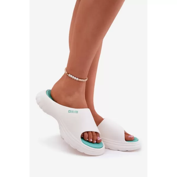  Dámske šľapky BIG STAR RR274A586 WHITE Big Star Shoes 