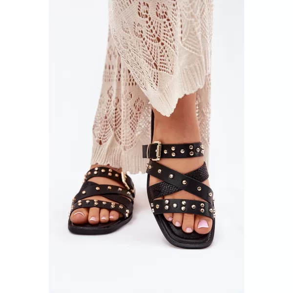  Dámske šľapky BOTO MANITTE 37865 BLACK 